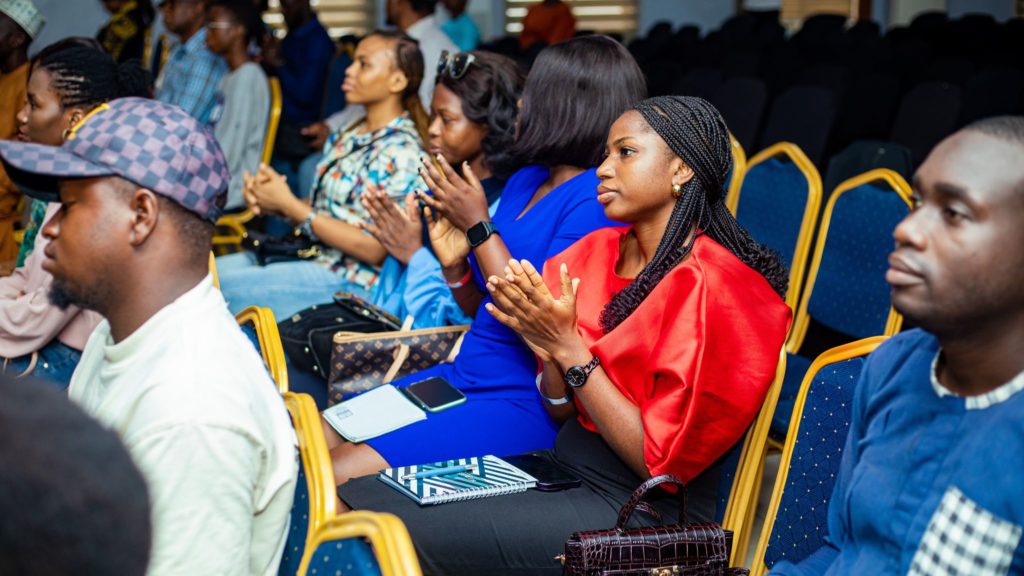 Audience members at the first edition · 2024