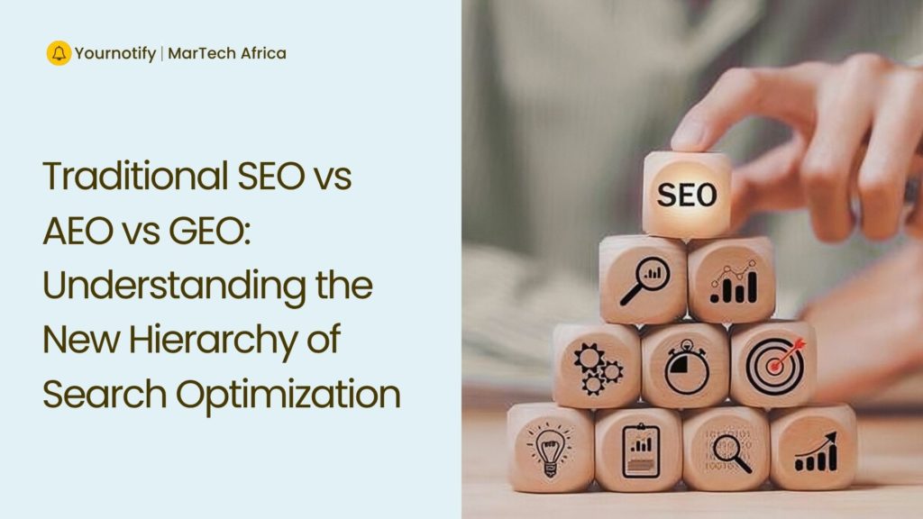 Traditional SEO vs AEO vs GEO: Understanding the New Hierarchy of Search Optimization