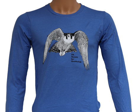 Long-sleeved T-shirt with a Peregrine Falcon